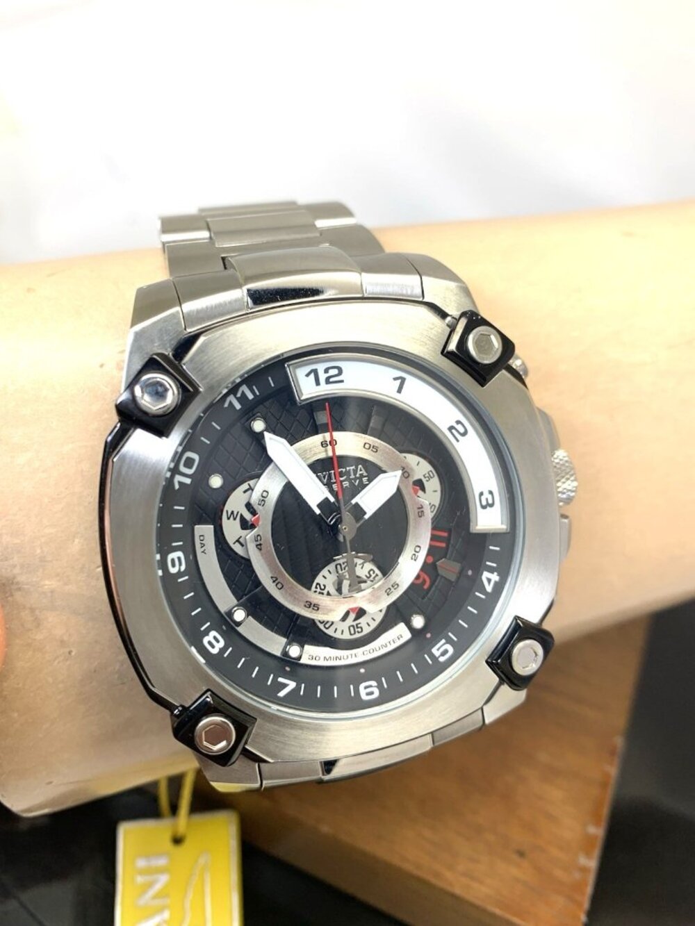 Invicta Men's Watch 27049 Reserve Chronograph Swiss Quartz Stainless Steel 50mm - Picture 11 of 14